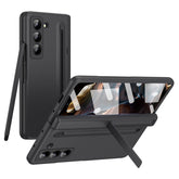 Kickstand Phone Case for Samsung Galaxy Z Fold Special / Z Fold 6 Slim / W25 PC Back Cover with Stylus and Tempered Glass Fil - TechGearPal
